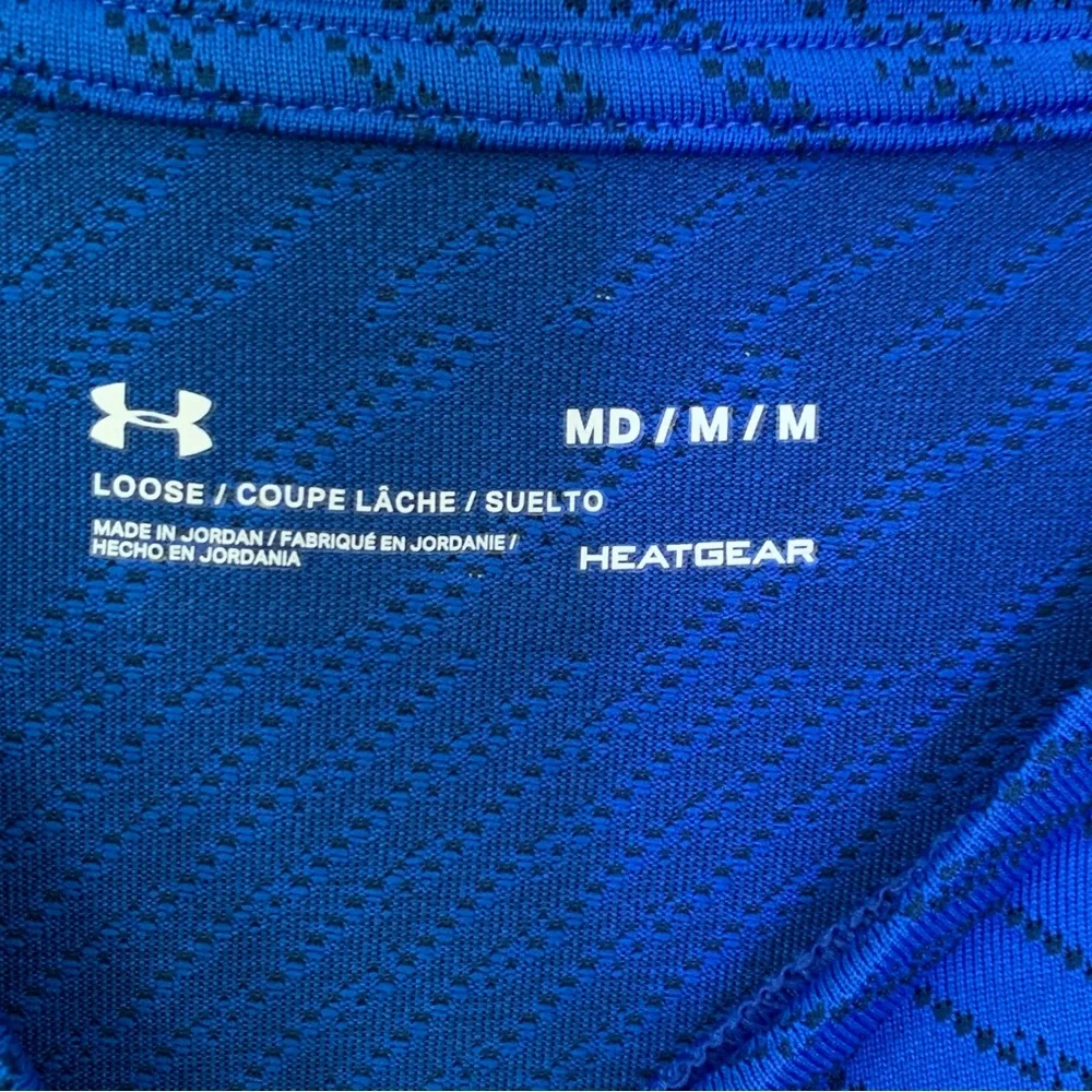 Men’s Under Armour Loose Athletic Short Sleeve Crew Neck Workout Shirt size M - Picture 3 of 6